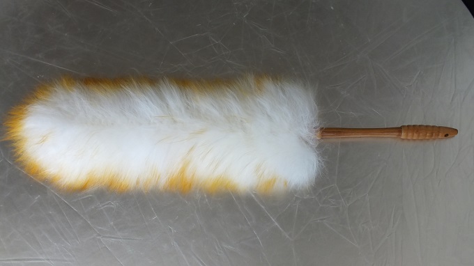 Lambswool duster- mixed yellow color